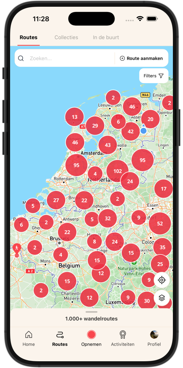 WandelWeb · routes en collecties